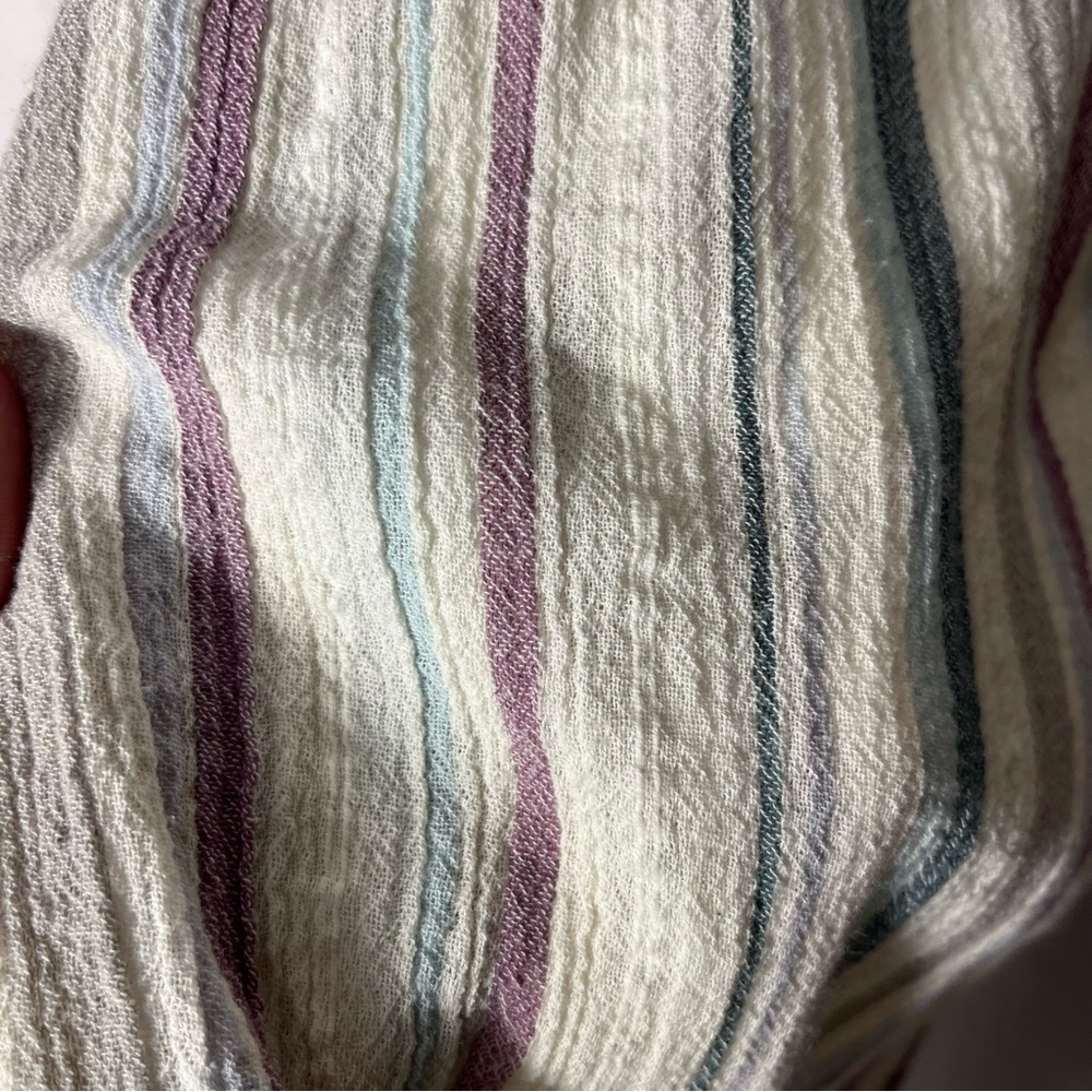 Free People Lust Over Yarn Dyed Pants in Sundrenched Stripes Size XL - Picture 5 of 8